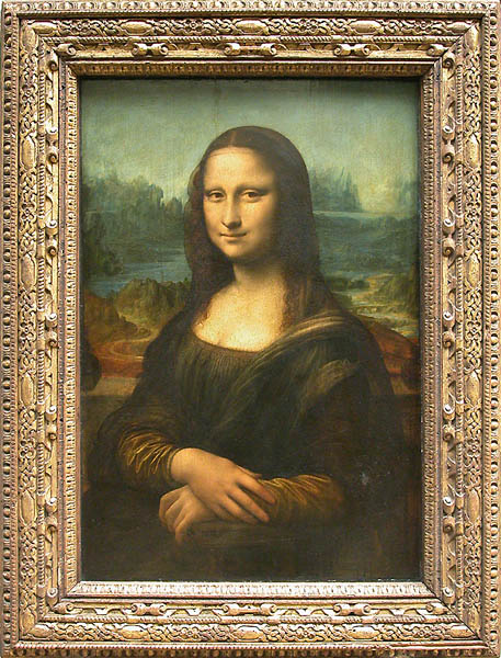 "Портрет госпожи Лизы Джокондо"(Мона Лиза) Леонардо да Винчи